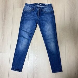 Mavi Jeans Womens 27/28 Blue ALEXA Mid‎ Rise Skinny Modern Casual Med Wash Denim